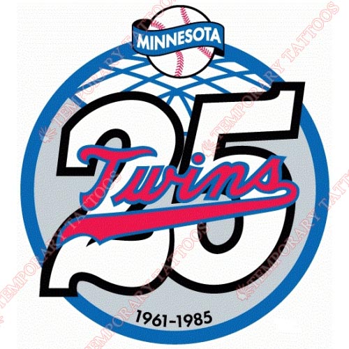 Minnesota Twins Customize Temporary Tattoos Stickers NO.1741